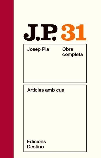 ARTICLES AMB CUA | 9788497101714 | PLA, JOSEP | Llibreria Online de Banyoles | Comprar llibres en català i castellà online