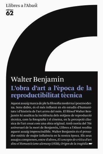 OBRA D'ART A L'ÈPOCA DE LA SEVA REPRODUCTIBILITAT TÈCNICA, L | 9788429767476 | BENJAMIN, WALTER | Llibreria Online de Banyoles | Comprar llibres en català i castellà online