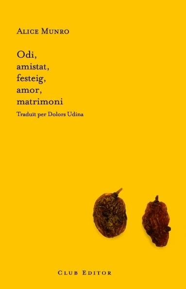 ODI, AMISTAT, FESTEIG, AMOR, MATRIMONI | 9788473291583 | MUNRO, ALICE | Llibreria Online de Banyoles | Comprar llibres en català i castellà online